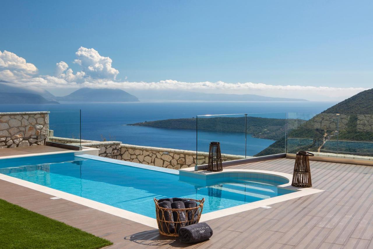 Heavenly Heights Villas By Kb Hospitality Evgiros Exterior photo